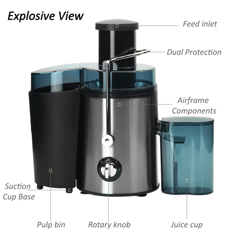 2-Speed Centrifugal Juicer Machine