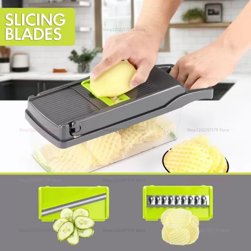 Multifunctional Vegetable Chopper & Slicer