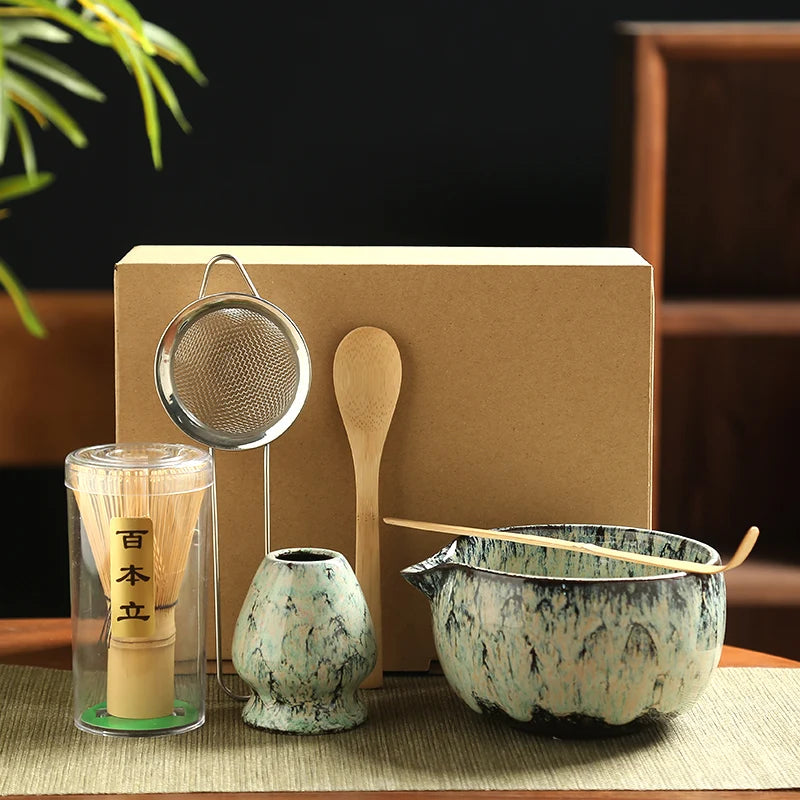 6-Piece Japanese Matcha Tea Set