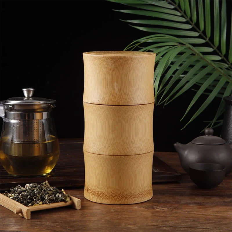 Bamboo Tea Canister