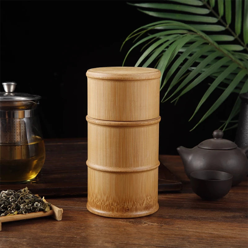 Bamboo Tea Canister