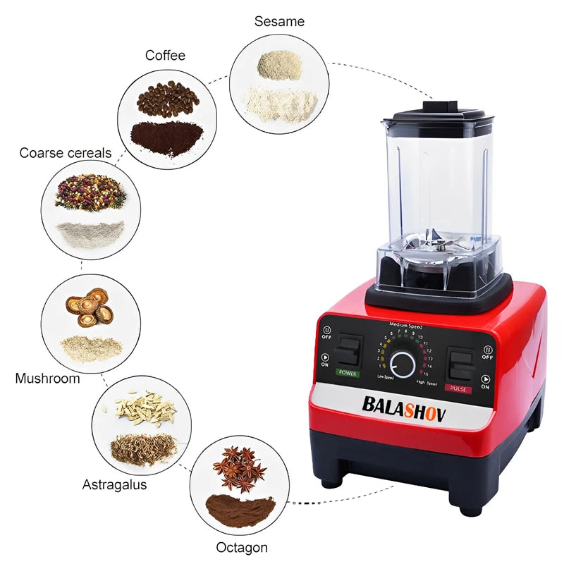 2000W High-Power Commercial Blender