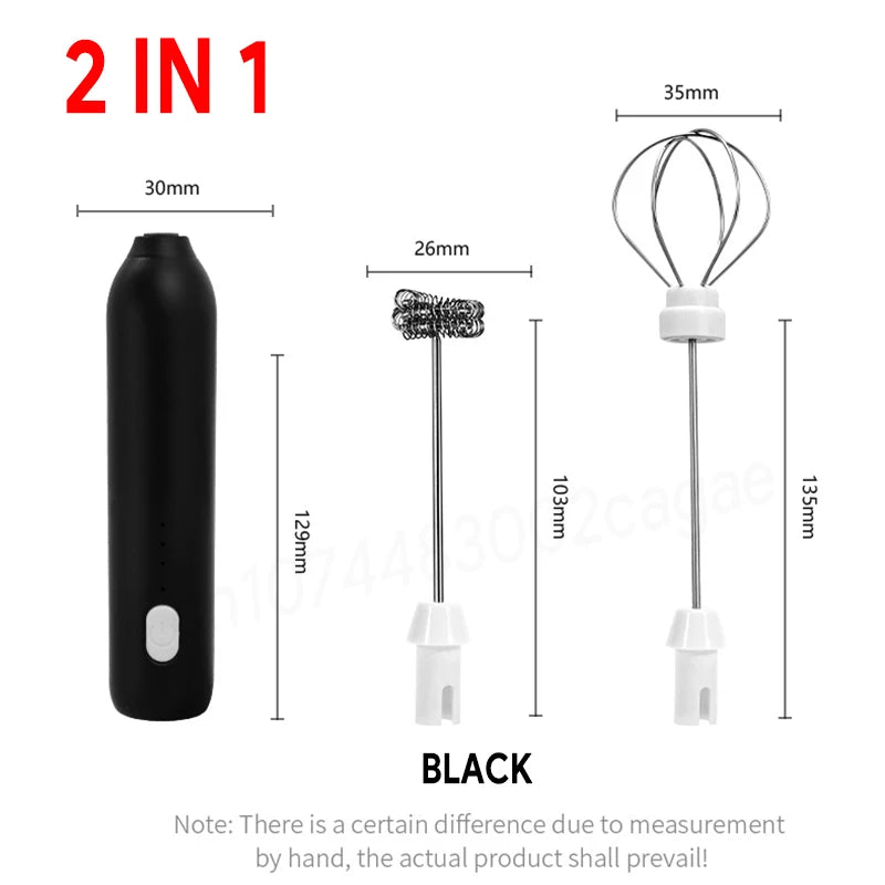 Rechargeable Milk Frother & Whisk