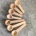 10-Piece Bamboo Honey & Coffee Spoon Set