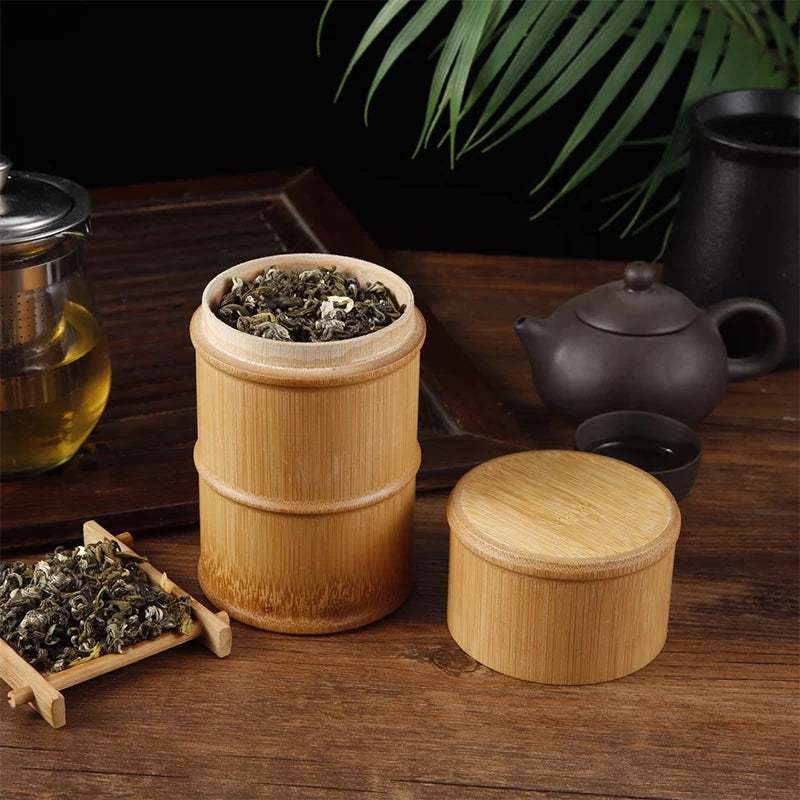 Bamboo Tea Canister