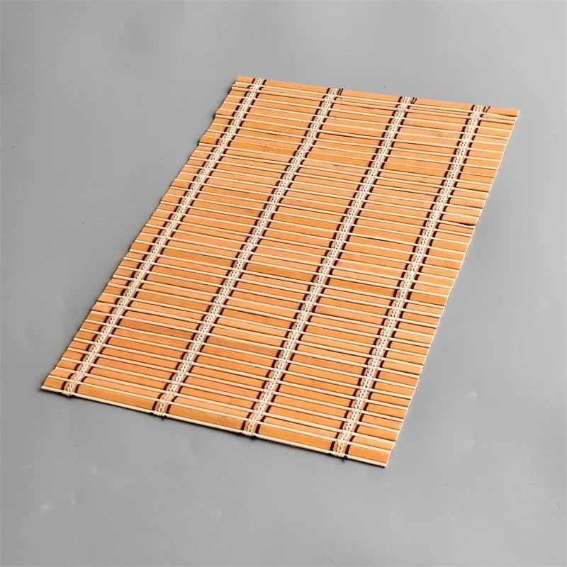 Set of 4 Natural Bamboo Placemats – Heat-Resistant Table Mats