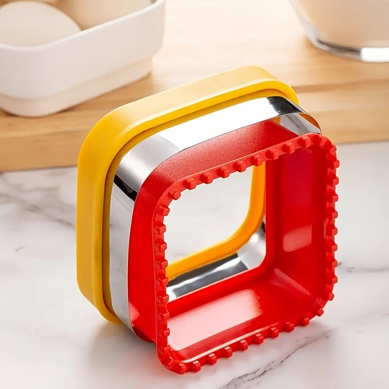 Square Sandwich Cutter & Sealer – Stainless Steel Cookie & Sandwich Mold