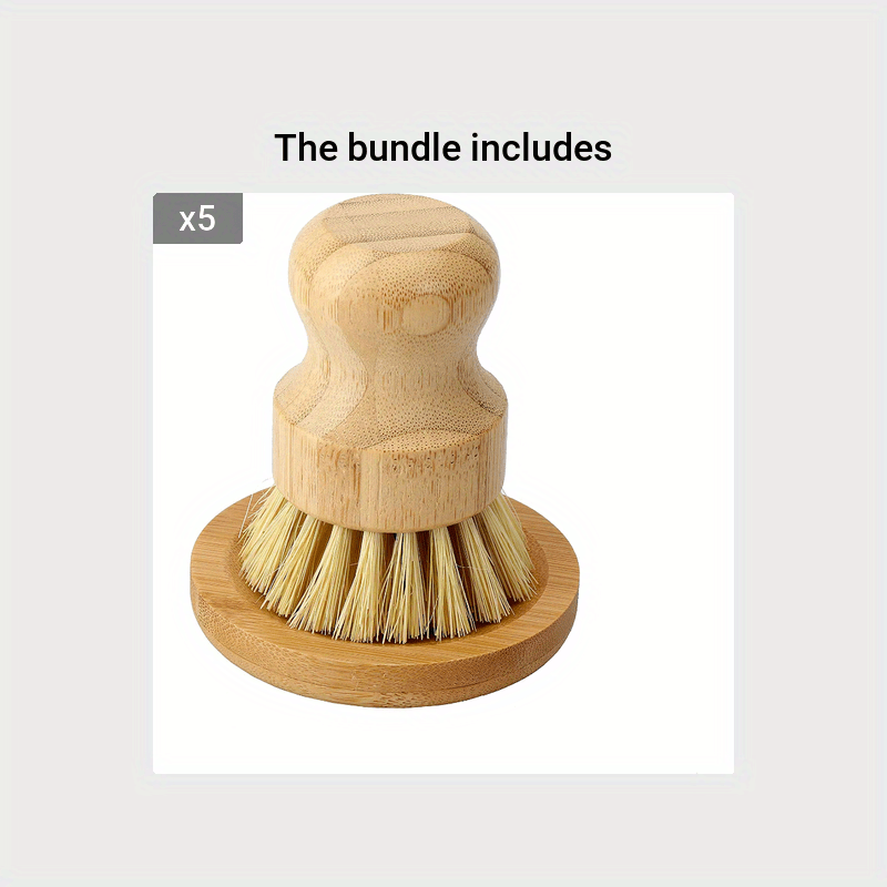 Bamboo Dish Scrub Brush