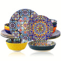 16-Piece Bohemia Porcelain Dinnerware Set – Service for 4