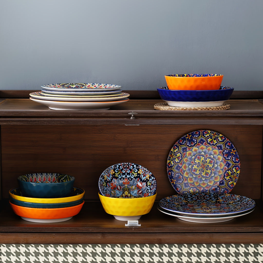 16-Piece Bohemia Porcelain Dinnerware Set – Service for 4
