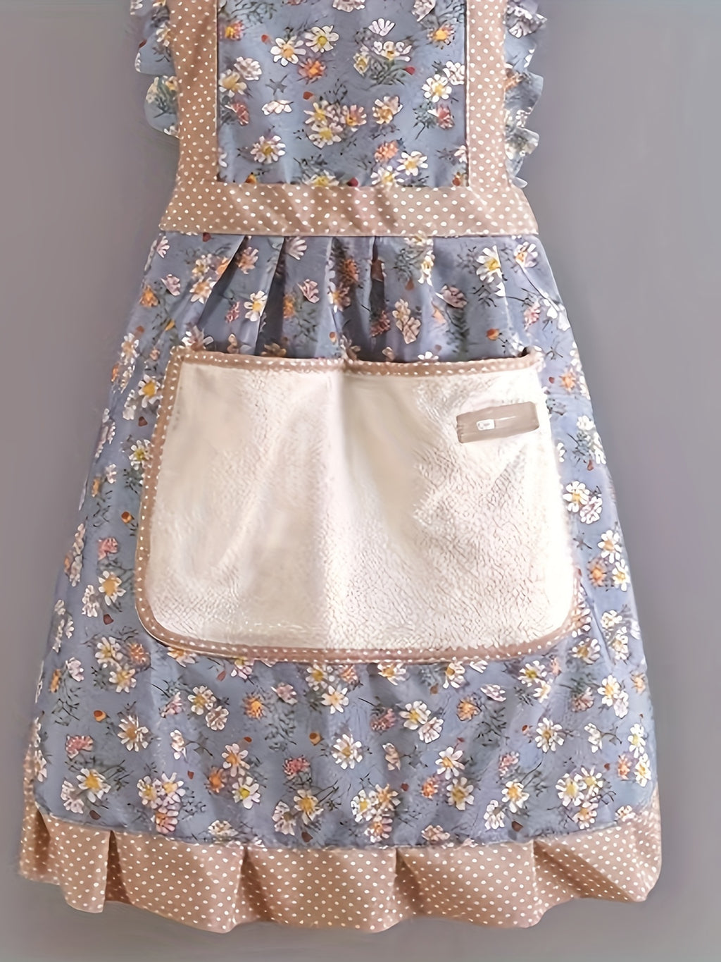 Floral Print Kitchen Apron
