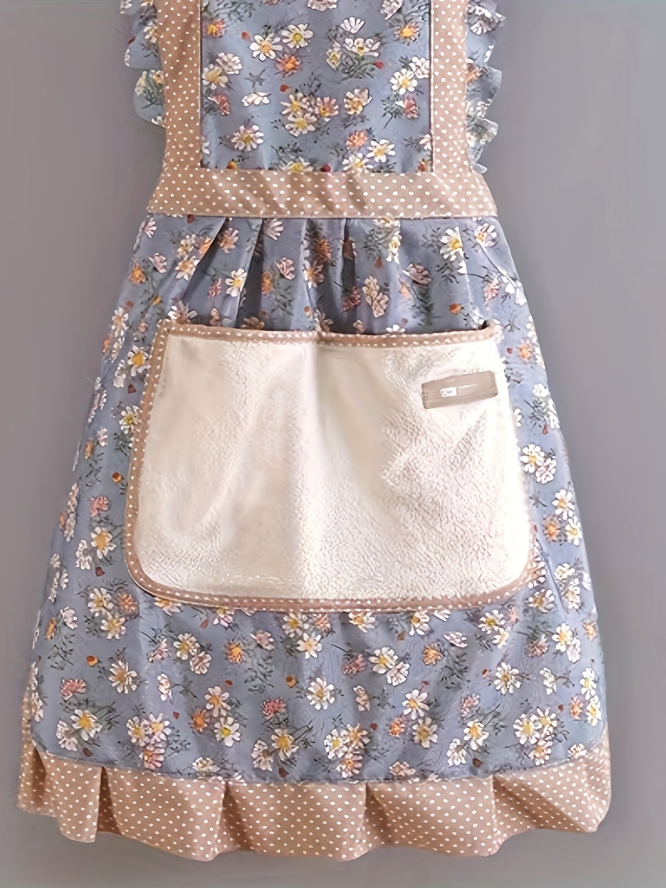 Floral Print Kitchen Apron