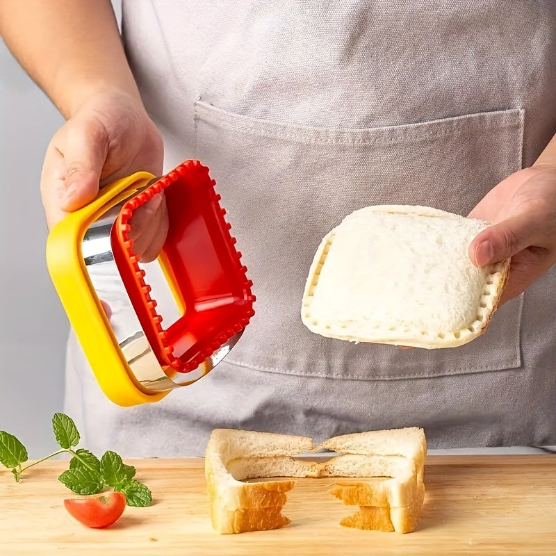Square Sandwich Cutter & Sealer – Stainless Steel Cookie & Sandwich Mold