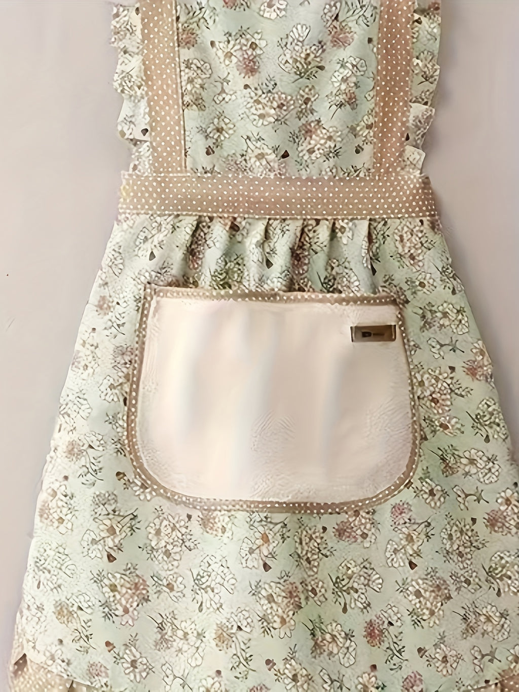 Floral Print Kitchen Apron