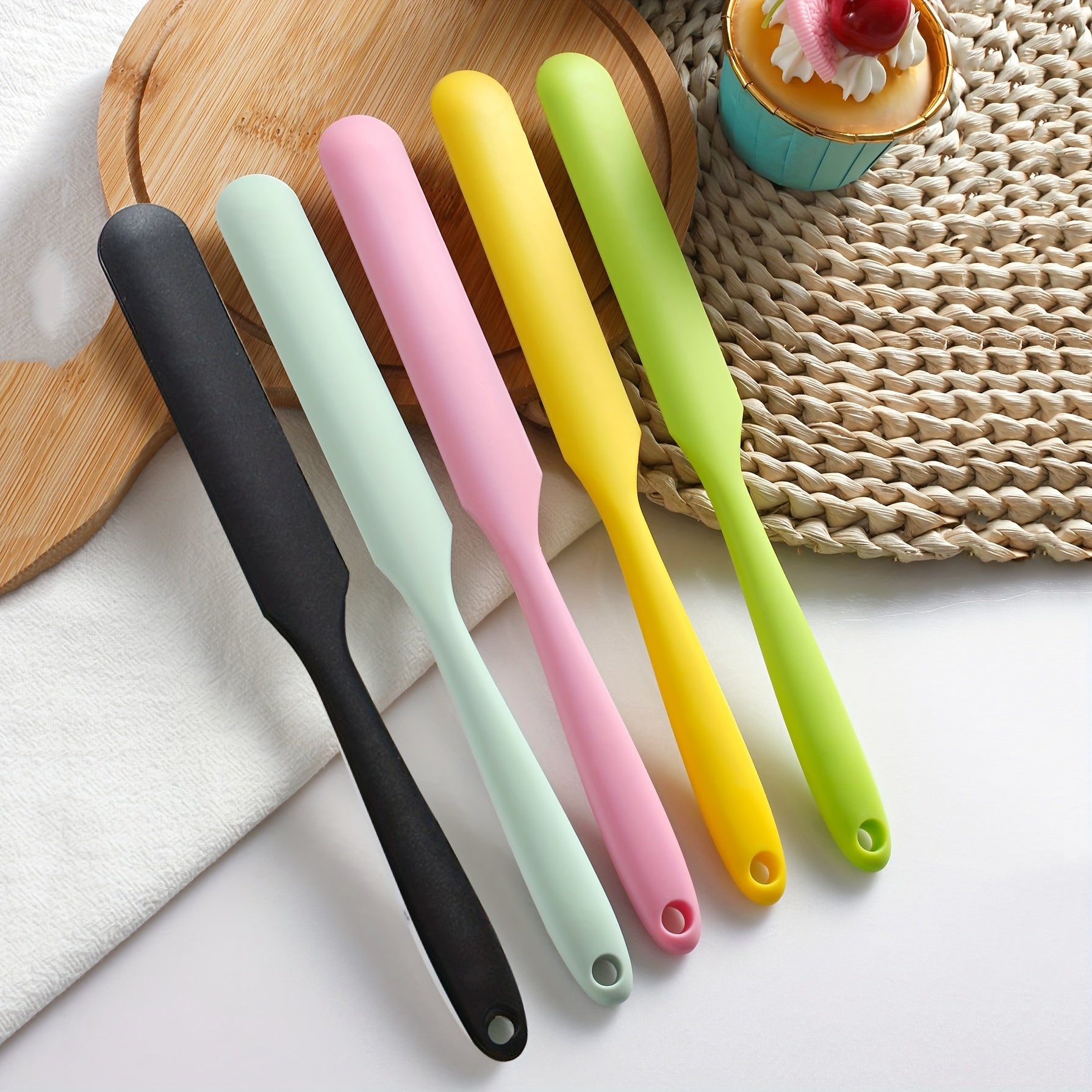Silicone Jar Spatula – Heat Resistant Non-Stick Baking Spatula