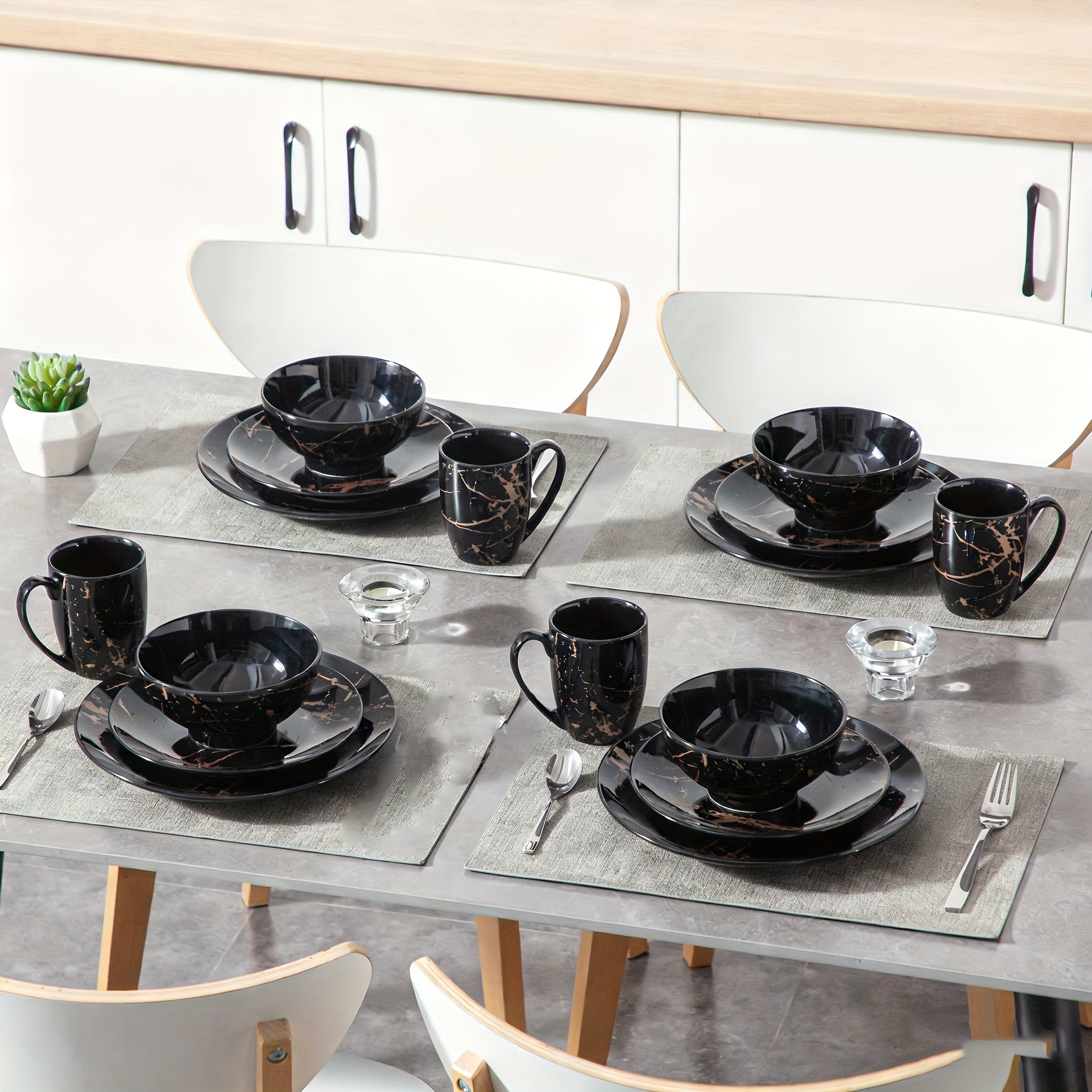 Porcelain dinnerware- Service for 4