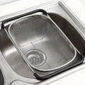 Stainless Steel Sink Colander & Adjustable Drain Basket