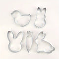 Easter Cookie Cutters-5pcs