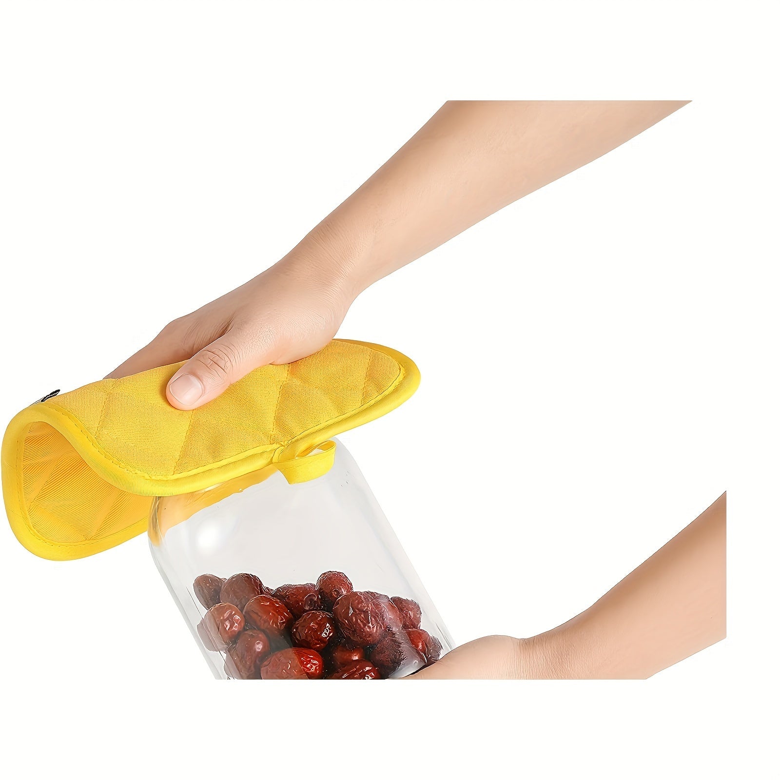 4-Piece Heat-Resistant Oven Mitts & Pot Holders Set (13")