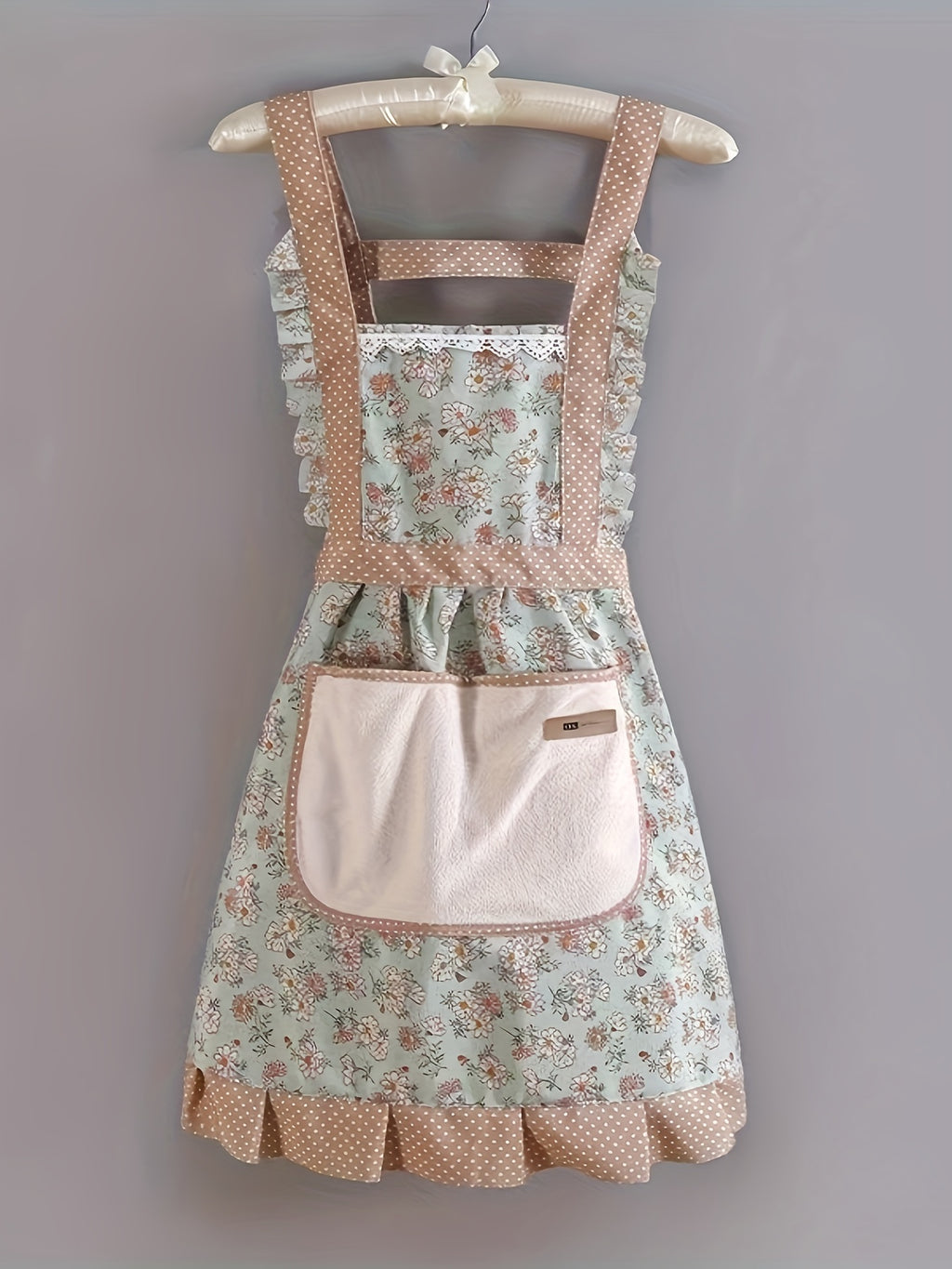 Floral Print Kitchen Apron