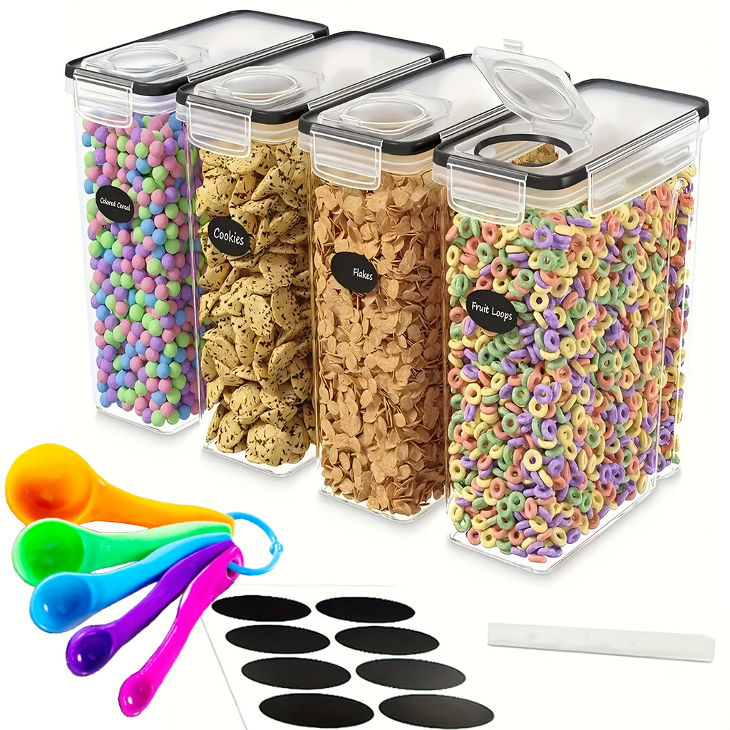 Recipientes para almacenar alimentos (4L / 135oz) - Paquete de 4