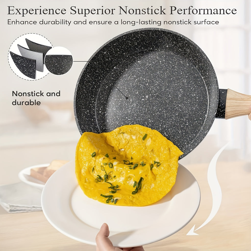 12-Piece Granite Non-Stick Cookware Set